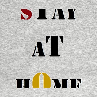 LUTE CONTRE CORONA -STAY AT HOME- T-Shirt